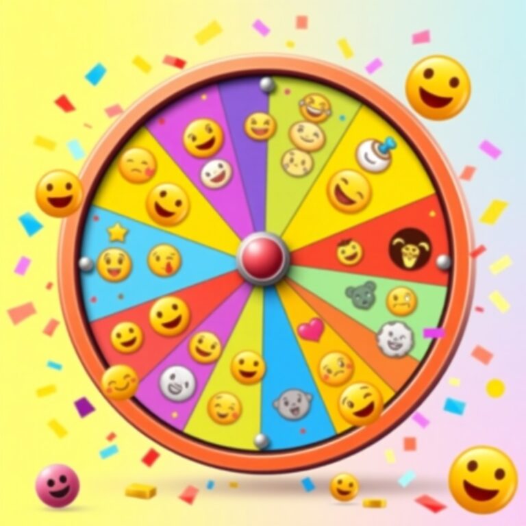 3 Random Emoji Generator Wheel