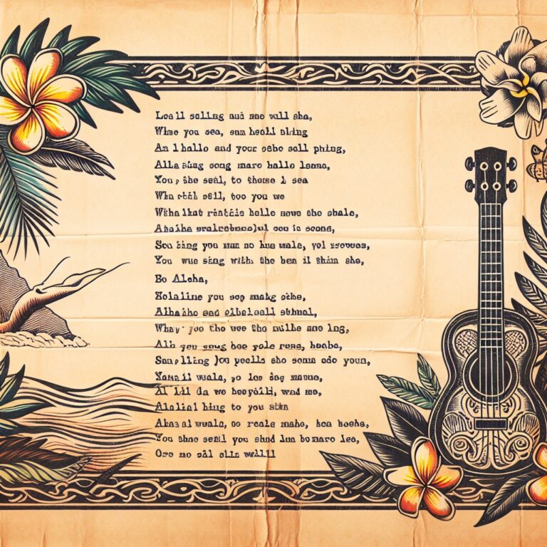 Hawaiian Song Lyrics Generator