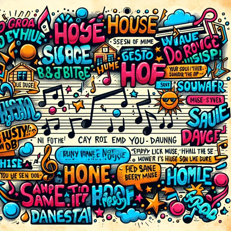 House Song Lyrics Generator