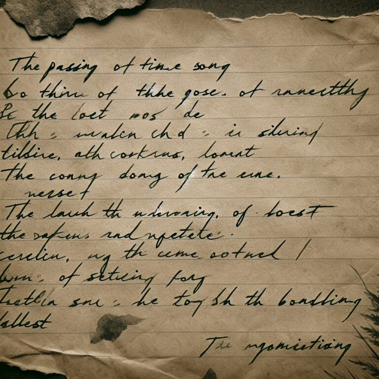 Post Rock Song Lyrics Generator