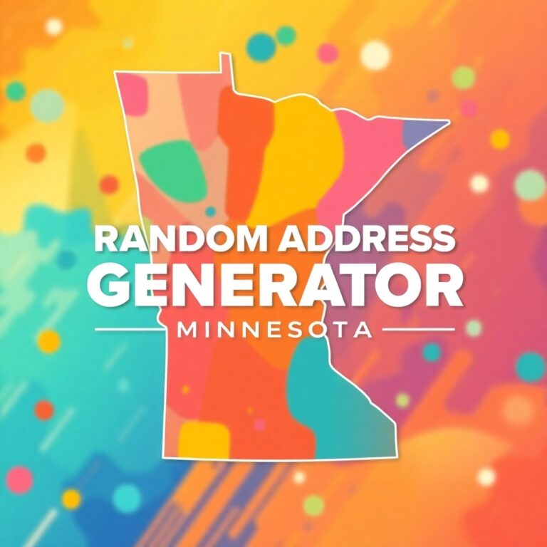 Random Address Generator Minnesota