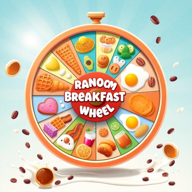 Random Breakfast Generator Wheel