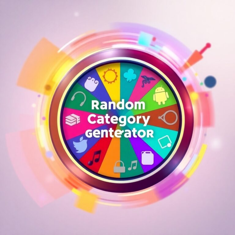 Random Category Generator Wheel