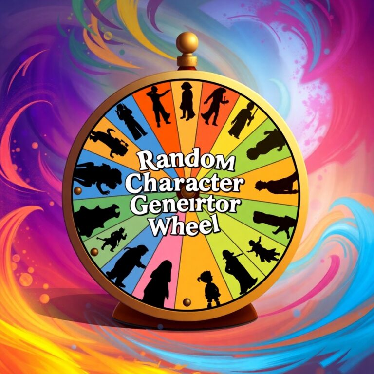 Random Character Generator Wheel