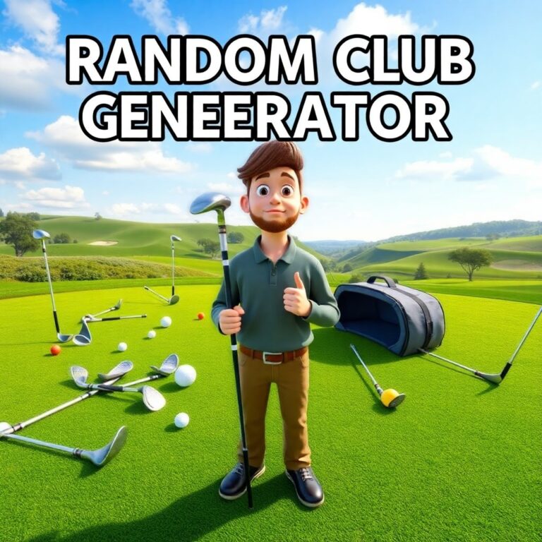 Random Club Generator Golf