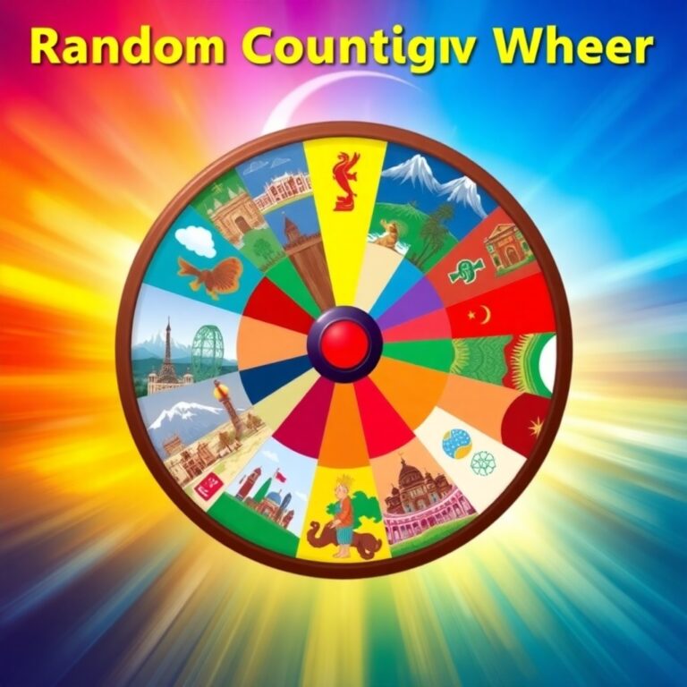 Random Country Generator Wheel