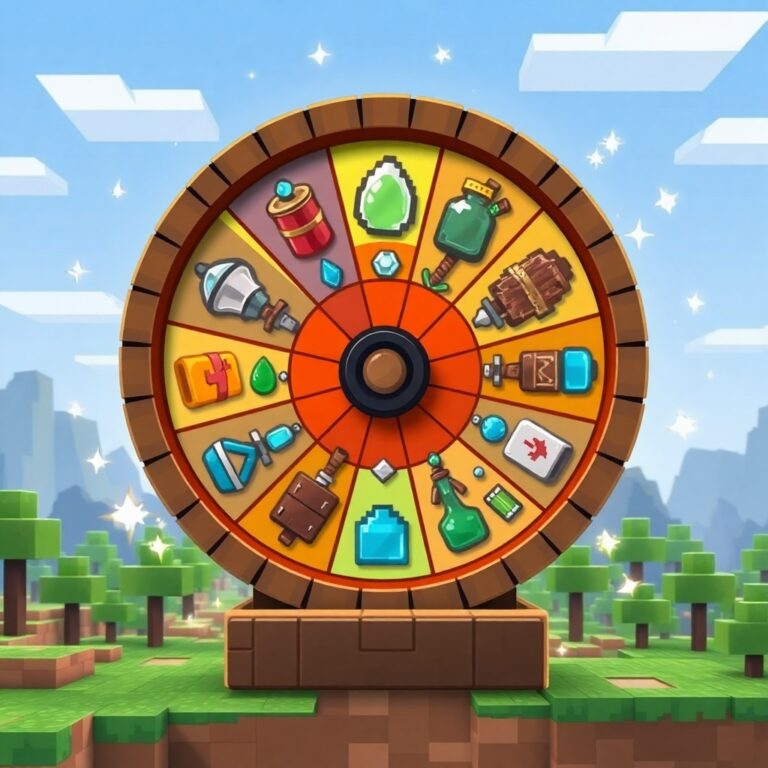 Random Minecraft Item Generator Wheel