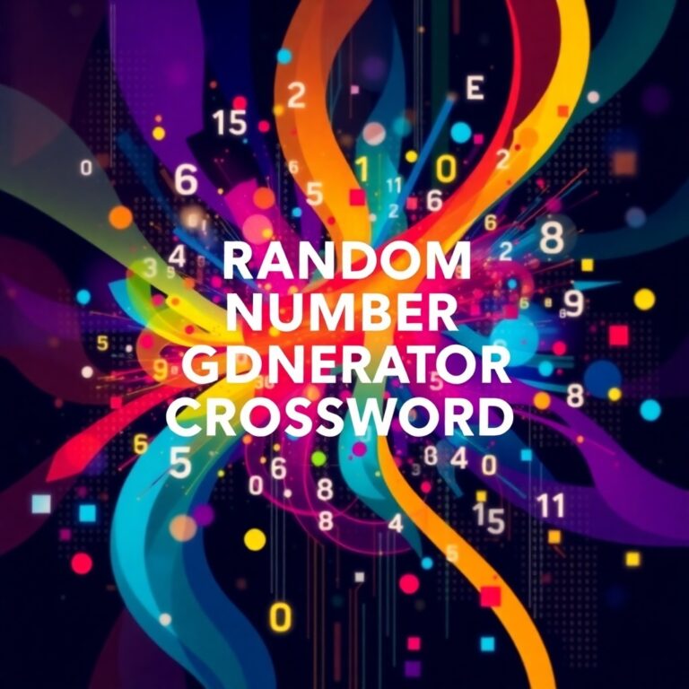 Random Number Generator Crossword
