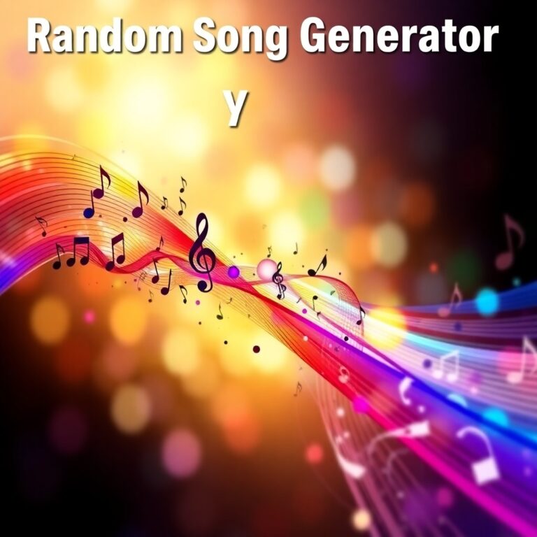 Random Song Generator Lyrics