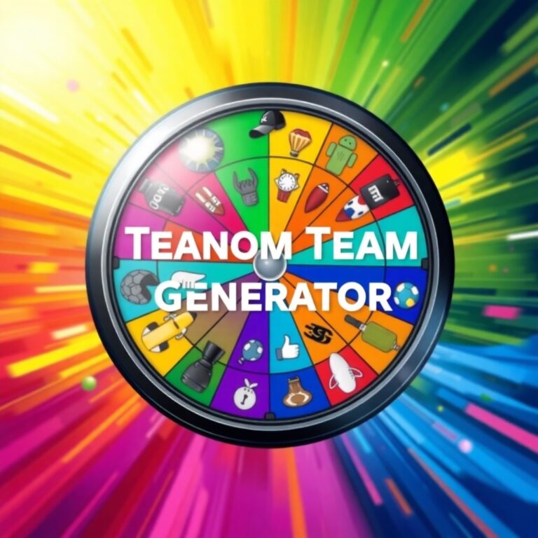 Random Team Generator Wheel