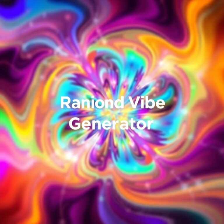 Random Vibe Generator